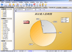 星宇财务记账软件收支结构饼图